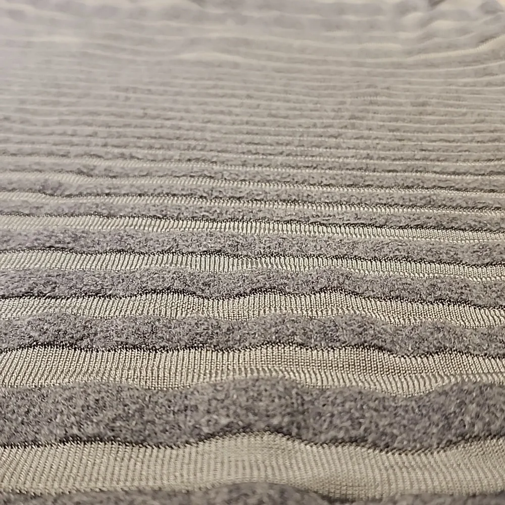 Alexander Wang Bodycon Skirt Engineered Stripe Grey XS - Picture 3 of 9